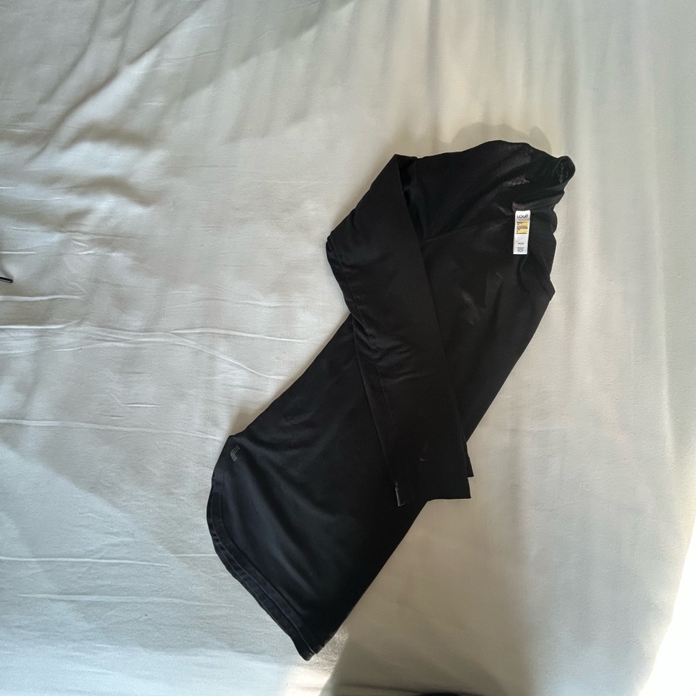 Black Long Sleeve Activewear Top